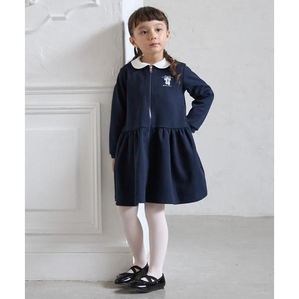 『セール実施中』ZOZO問い合わせ番号:98780003ショップ:petit main，プティマインブランド:petit main，プティマイン商品名:【バレエ】前あき衿ワンピースカテゴリ:ワンピース/ドレス>ワンピースブランド品番:...