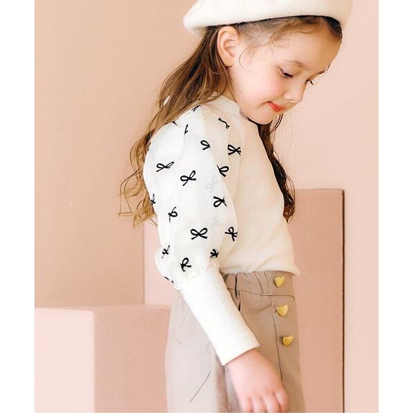 『セール実施中』ZOZO問い合わせ番号:98780264ショップ:F.O.Online Store，エフオーオンラインストアブランド:apres les cours，アプレレクール商品名:【ジュニア対応】リボンシアースリーブトップスカテゴリ...