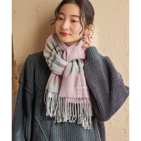 ZOZO問い合わせ番号:98780406ショップ:niko and...，ニコアンドブランド:niko and...，ニコアンド商品名:オリジナルチェックストールカテゴリ:ファッション雑貨>ストール/ショールブランド品番:578198...