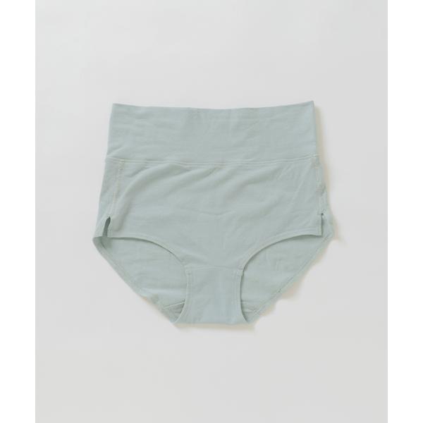 ショーツ 「NEUTRAL」オーガニックコットン混カバレッジショーツ（サックス）