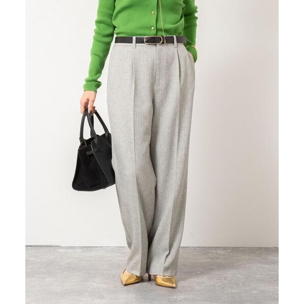 ZOZO問い合わせ番号:98781215ショップ:NOLLEY'S，ノーリーズブランド:NOLLEY'S，ノーリーズ商品名:ウォッシャブルウール調愛されセミワイドパンツカテゴリ:パンツ>その他パンツブランド品番:5-0035-6-09...