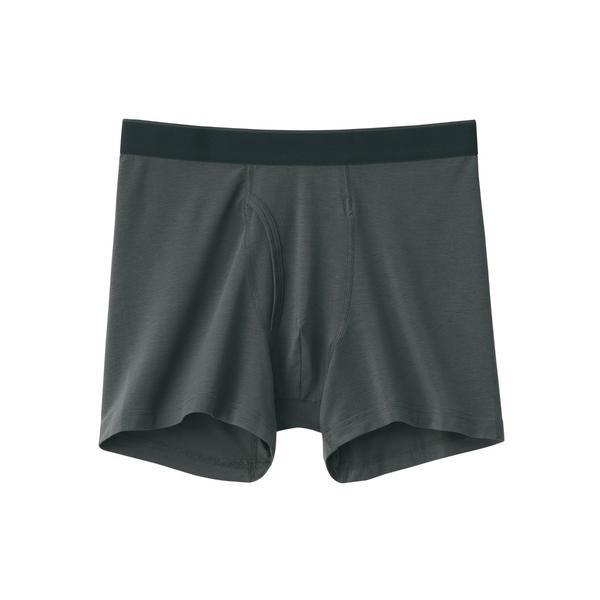 ※このアイテムは返品・交換対象外商品です。ZOZO問い合わせ番号:98783085ショップ:無印良品，ムジルシリョウヒンブランド:無印良品，ムジルシリョウヒン商品名:紳士　なめらか　前開きボクサーパンツカテゴリ:アンダーウェア>ボクサ...