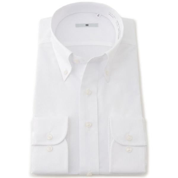 『セール実施中』ZOZO問い合わせ番号:98783572ショップ:SUIT SELECT，スーツセレクトブランド:SUIT SELECT，スーツセレクト商品名:【形態安定】【長袖】【SILVER LINE】ボタンダウンカラーワイシャツ/ホワ...