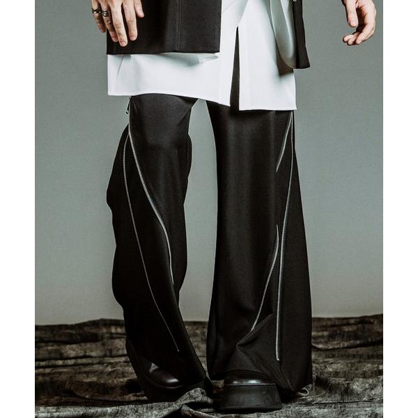 ワイドパンツ スラックス 「NO ID.」Changing Flare Trousers / チェンジング フレア トラウザーズ メンズ