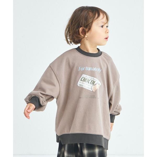 『セール実施中』ZOZO問い合わせ番号:98784387ショップ:pairmanon，ペアマノンブランド:pairmanon，ペアマノン，coucou manon，ククゥ マノン商品名:【サラッとスウェット】ユニセックスレトロチョコレートプ...