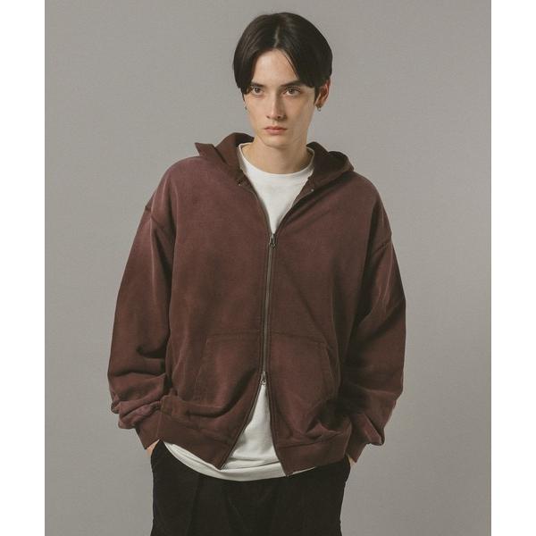 パーカー 「選べる着丈」VINTAGE DOUBLE ZIP HOODIE /  ヴィンテージライクダブルジップパーカー メンズ レディース
