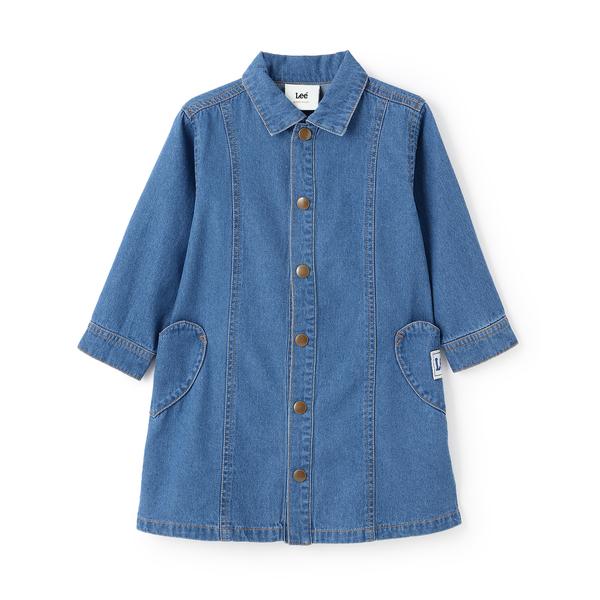 『セール実施中』ZOZO問い合わせ番号:98846561ショップ:petit main，プティマインブランド:petit main，プティマイン商品名:【Lee】デニムワンピースカテゴリ:ワンピース/ドレス>シャツワンピースブランド品...