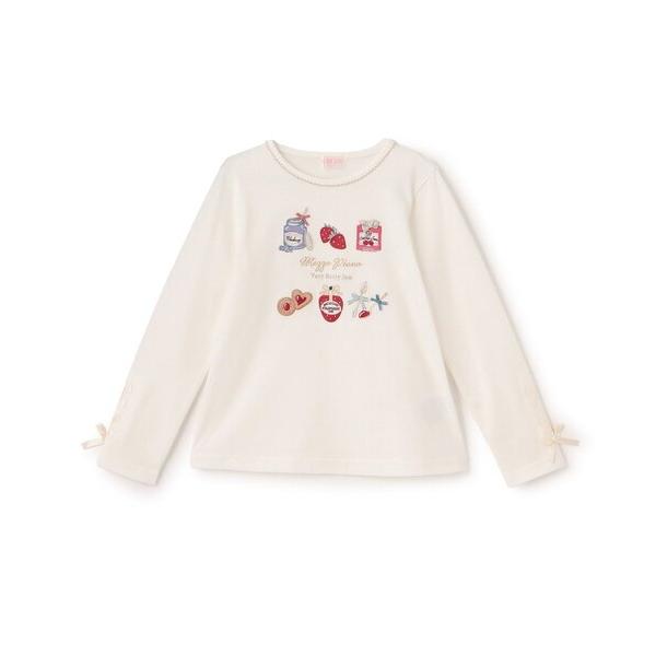 『セール実施中』ZOZO問い合わせ番号:98846586ショップ:NARUMIYA ONLINE，ナルミヤ オンラインブランド:mezzo piano，メゾピアノ商品名:【人気商品再入荷】【直営店で取り扱い無し】ジャム瓶アップリケ　長袖Tシ...