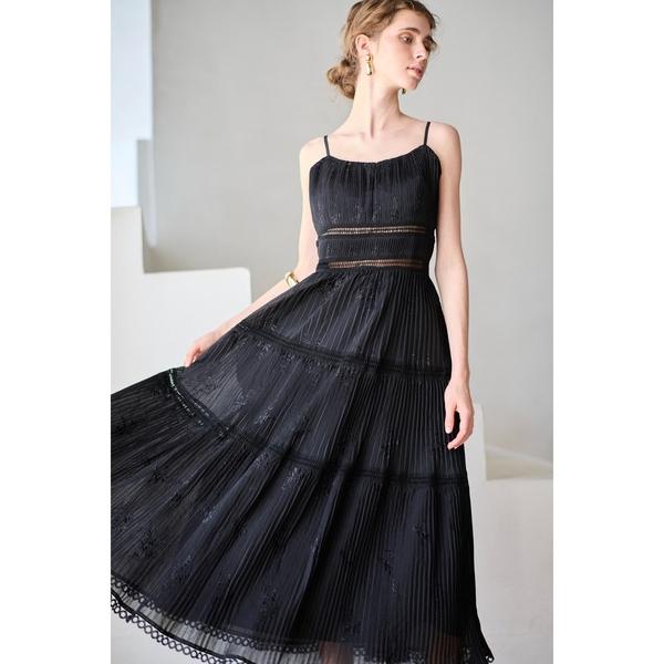 ワンピース Dolce Vita Pleated Dress エンブロイダリープリーツドレス