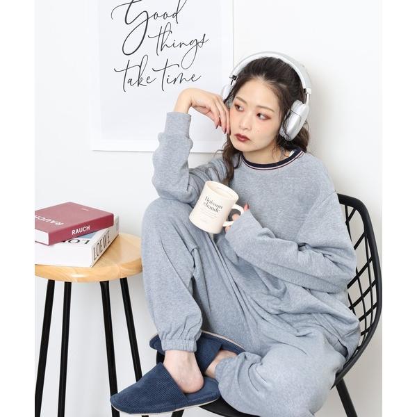 『タイムセール実施中』ZOZO問い合わせ番号:98877360ショップ:FUNALIVE，ファンアライブブランド:FUNALIVE，ファンアライブ商品名:シャギー裏起毛パジャマ スウェット上下セットアップ レディースカテゴリ:ルームウェア&...