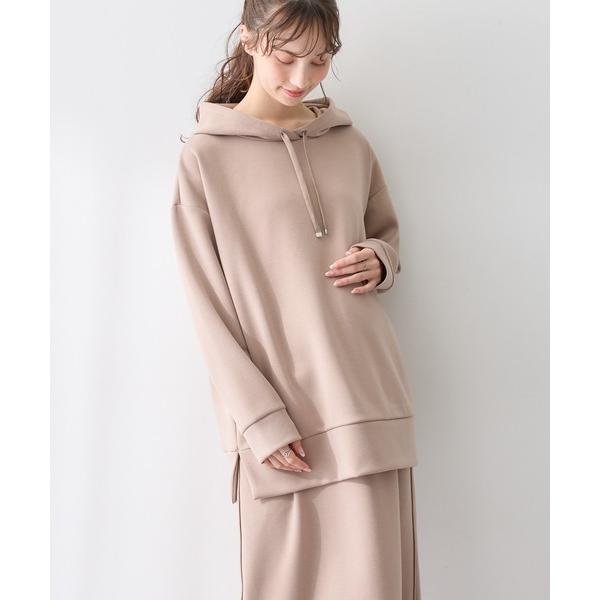 ZOZO問い合わせ番号:98908143ショップ:cross marche，クロスマルシェブランド:Rosemadame，ローズマダム商品名:【セットアップ可】ダンボールパーカートップス(マタニティ＆授乳服）授乳口付き 授乳楽々 妊婦服 産...