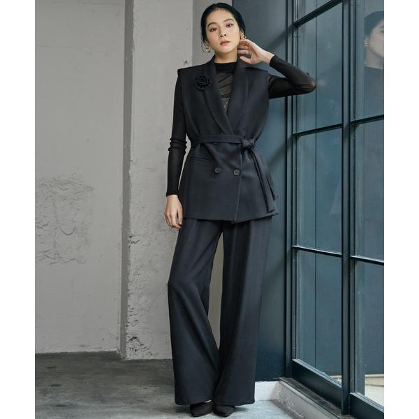 『タイムセール実施中』ZOZO問い合わせ番号:98910264ショップ:GIRL，ガールブランド:LOWO，ロワ，Flolia，フロリア商品名:【3点セット】パンツドレス オケージョン 結婚式 セットアップ セパレート フォーマル パーティ...