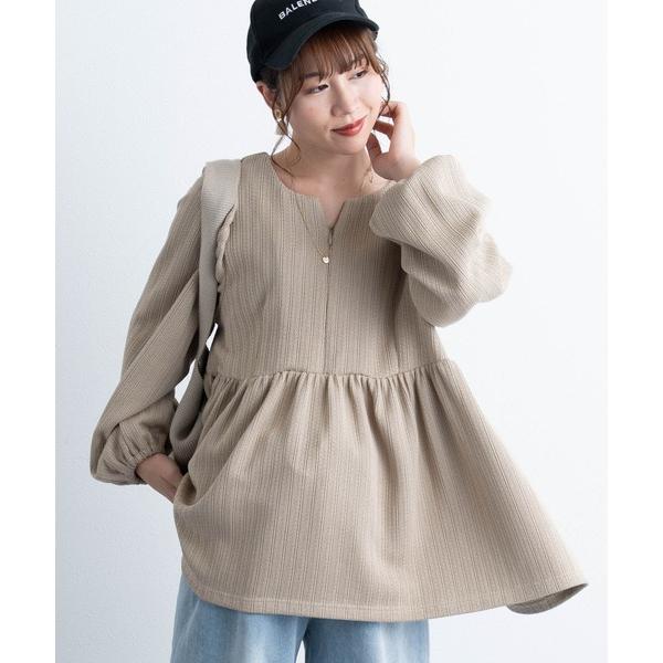 ZOZO問い合わせ番号:98910836ショップ:Sweet Mommy，スウィートマミーブランド:SweetMommy，スウィートマミー商品名:ペプラムニットトップス [産前産後　マタニティ]カテゴリ:ママ＆ベビー>マタニティウェア...