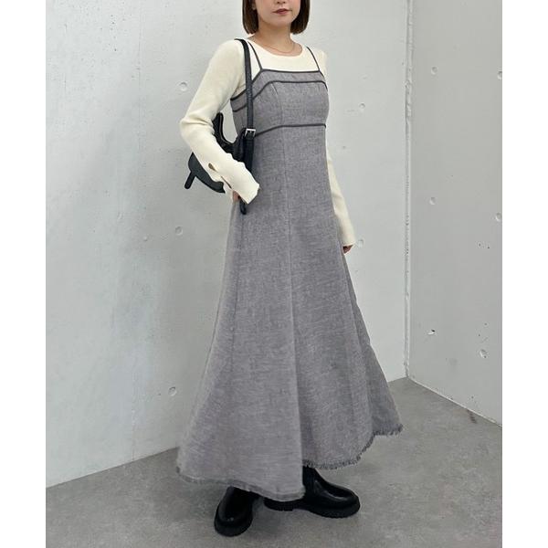 『セール実施中』ZOZO問い合わせ番号:98910937ショップ:archives，アルシーヴブランド:archives，アルシーヴ商品名:ツイードパイピングキャミワンピースカテゴリ:ワンピース/ドレス>ワンピースブランド品番:255...