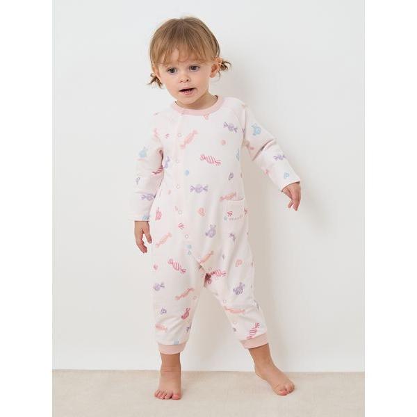 『タイムセール実施中』※このアイテムは返品・交換対象外商品です。ZOZO問い合わせ番号:98941926ショップ:gelato pique，ジェラート　ピケブランド:gelato pique，ジェラートピケ商品名:【BABY】キャンディ柄ロ...