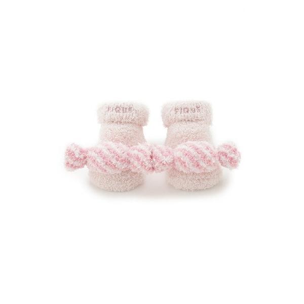 ベビーシューズ 「BABY」ベビモコキャンディソックス