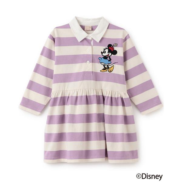 『セール実施中』ZOZO問い合わせ番号:98942187ショップ:petit main，プティマインブランド:petit main，プティマイン商品名:【Disney】【リンク】ラガー長袖ワンピースカテゴリ:ワンピース/ドレス>ワンピ...