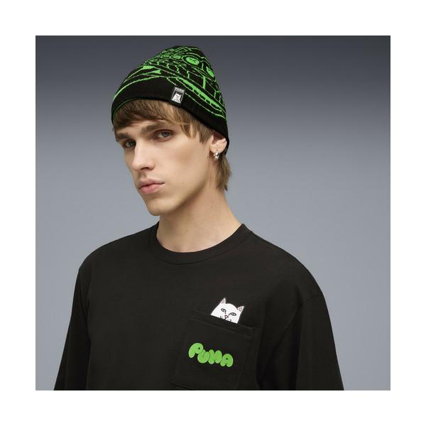 ニット帽 ニットキャップ PUMA プーマ ユニセックス PUMA x RIPNDIP ビーニー メンズ レディース