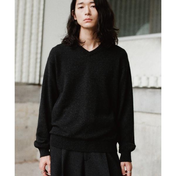 ZOZO問い合わせ番号:98946606ショップ:MONO-MART，モノマートブランド:WYM LIDNM，ウィム バイ リドム商品名:FOX BLEND STANDARD KNIT(V-NECK / CREW-NECK)カテゴリ:トップ...