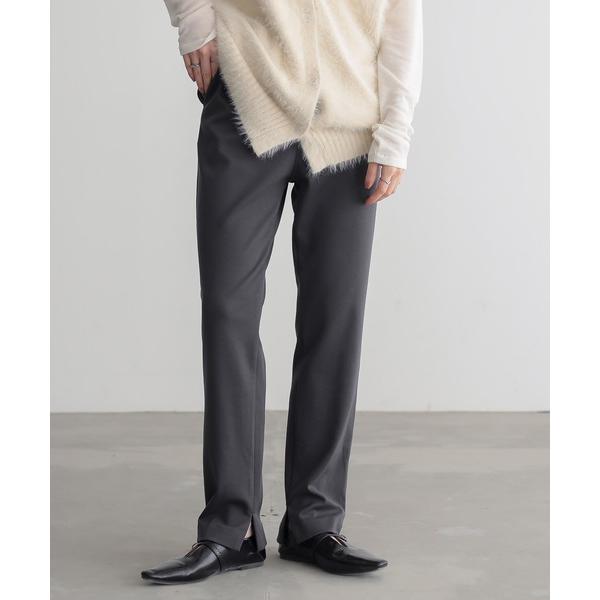 パンツ 「低身長/高身長向けサイズ有」きれいめストレッチストレートパンツ「サスティナブル」 レディース