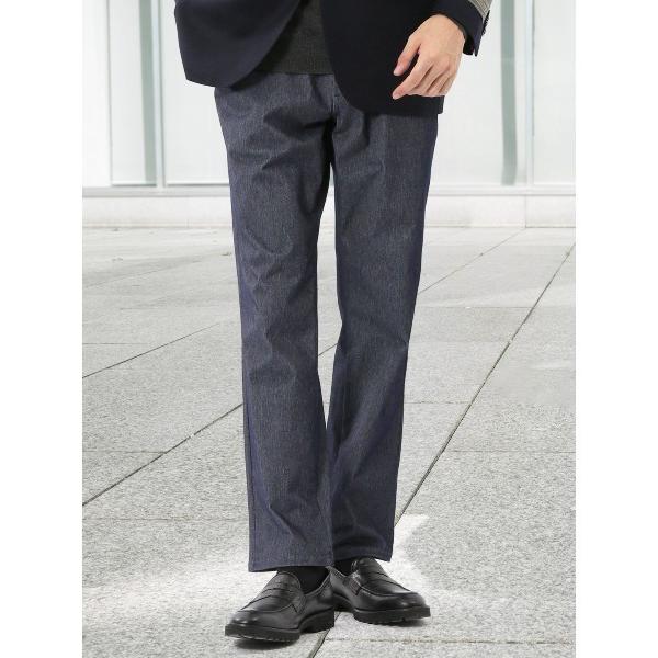 チノパン 「綿混 ストレッチ」タカキュー ツイル トラウザーパンツ メンズ