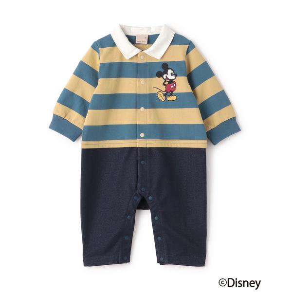 『セール実施中』※このアイテムは返品・交換対象外商品です。ZOZO問い合わせ番号:98977140ショップ:petit main，プティマインブランド:petit main，プティマイン商品名:【Disney】【リンク】ラガーカバーオールカ...