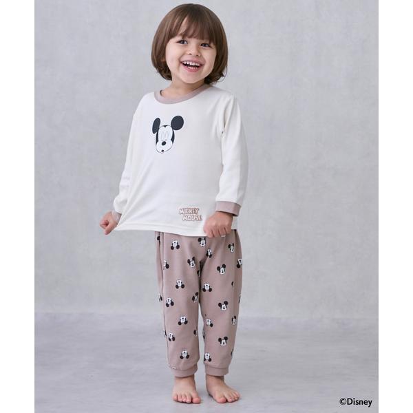 『セール実施中』ZOZO問い合わせ番号:98977161ショップ:petit main，プティマインブランド:petit main，プティマイン商品名:【Disney】スムース長袖パジャマカテゴリ:ルームウェア>ルームウェア/パジャマ...