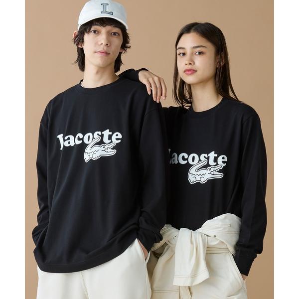 『セール実施中』ZOZO問い合わせ番号:98977854ショップ:LACOSTE，ラコステブランド:LACOSTE，ラコステ商品名:【オンライン限定】LACOSTE 鹿の子オーバーサイズプリント ロングスリーブTシャツカテゴリ:トップス&g...