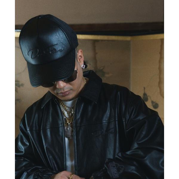 ZOZO問い合わせ番号:98981591ショップ:XLARGE，エクストララージブランド:XLARGE，エクストララージ商品名:XLARGE×DexFilmz FAUX LEATHER MESH CAPカテゴリ:帽子>キャップブランド...