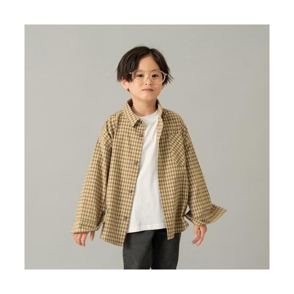 『セール実施中』ZOZO問い合わせ番号:99012641ショップ:petit main，プティマインブランド:and D. petit main，アンドディープティマイン商品名:チェックドロップ長袖シャツカテゴリ:トップス>シャツ/ブ...