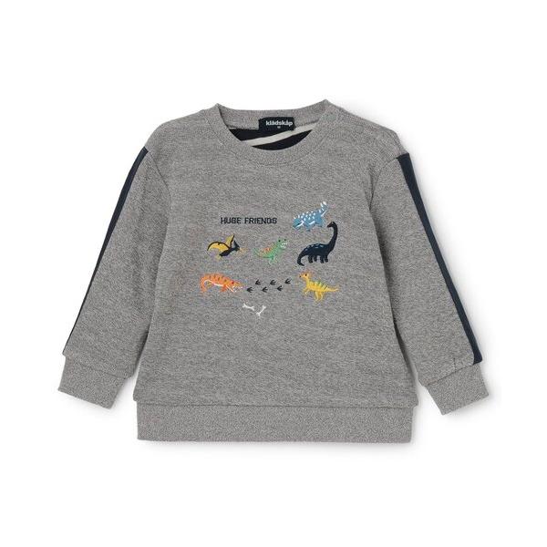 『タイムセール実施中』ZOZO問い合わせ番号:99012685ショップ:NARUMIYA ONLINE，ナルミヤ オンラインブランド:kladskap，クレードスコープ商品名:【人気商品再入荷】【直営店で取り扱い無し】恐竜刺しゅう袖ライン接...