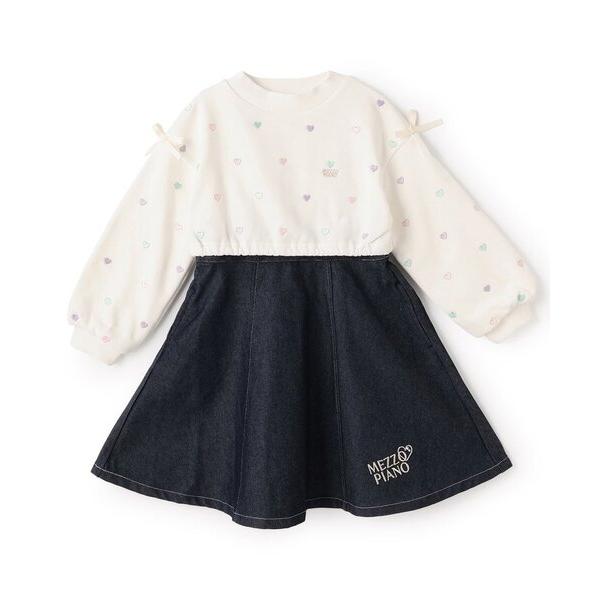 『セール実施中』ZOZO問い合わせ番号:99012687ショップ:NARUMIYA ONLINE，ナルミヤ オンラインブランド:mezzo piano，メゾピアノ商品名:【人気商品再入荷】【直営店で取り扱い無し】プチハート刺しゅう　ドッキン...