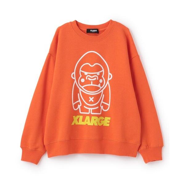 『セール実施中』ZOZO問い合わせ番号:99012703ショップ:X-girl Stages，エックスガール ステージスブランド:XLARGE KIDS，エクストララージキッズ商品名:ファニーゴリラアウトライントレーナーカテゴリ:トップス&...