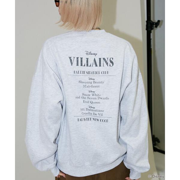 トレーナー スウェット PUBLUX/パブリュクス 別注 'Disney VILLAINS' SWEAT/'ディズニーヴィランズ' プリントスウェット(限定展開) メンズ レディース