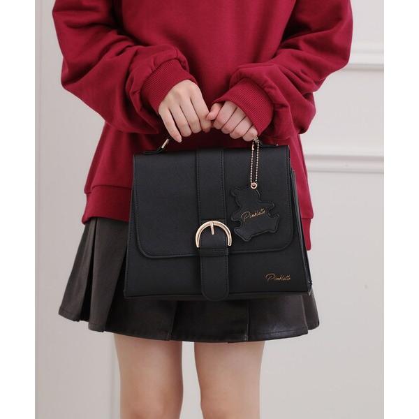 ZOZO問い合わせ番号:99014490ショップ:PINK-latte，ピンク ラテブランド:PINK-latte，ピンクラテ商品名:【2WAY】サッチェルカテゴリ:バッグ>バックパック/リュックブランド品番:320-14017-20...