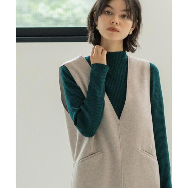 ニット セーター ハイネックリブニット「洗濯機OK」 レディース