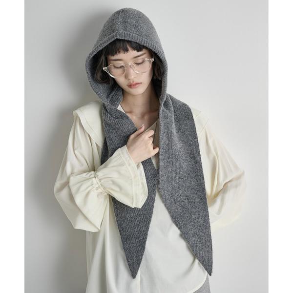 ZOZO問い合わせ番号:99016333ショップ:Auntie Rosa，アンティローザブランド:THE YOn，ザヨン商品名:ストールリブニットフーディーカテゴリ:帽子>ニットキャップ/ビーニーブランド品番:TY00000347素材...