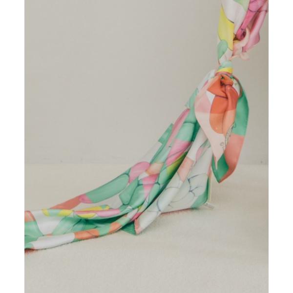 スカーフ バンダナ SWASH LONDON シルクスカーフ ”Balloon Bender” 68*68 レディース