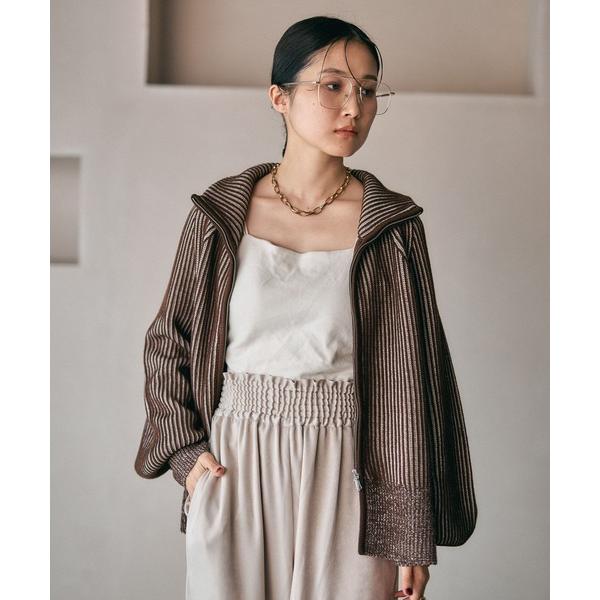 『タイムセール実施中』ZOZO問い合わせ番号:99016594ショップ:LEPSIM，レプシィムブランド:LEPSIM，レプシィム商品名:7ゲージ配色リブZIPカーディガン2　571558カテゴリ:トップス>カーディガン/ボレロブラン...