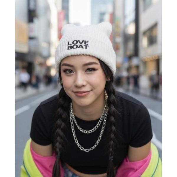 『タイムセール実施中』ZOZO問い合わせ番号:99016790ショップ:baron，バロンブランド:LOVE BOAT，ラブ・ボート商品名:LOVEBOAT 猫耳ニットキャップカテゴリ:帽子>ニットキャップ/ビーニーブランド品番:LB...