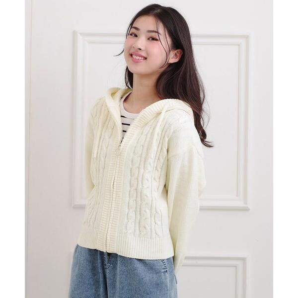 『タイムセール実施中』ZOZO問い合わせ番号:99112223ショップ:PINK-latte，ピンク ラテブランド:PINK-latte，ピンクラテ商品名:モールニットケーブルカーディガンカテゴリ:トップス>カーディガン/ボレロブラン...