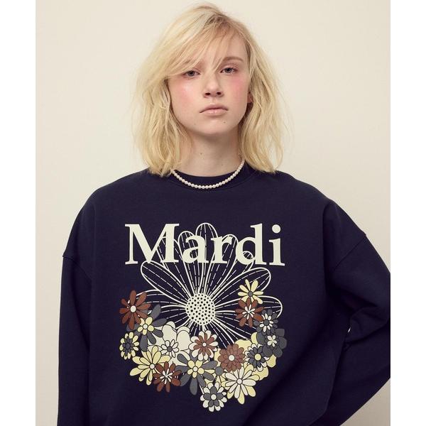 トレーナー スウェット SWEATSHIRT FLOWERMARDI JARDIN / スウェットシャツ フラワーマルディ ジャルダン レディース