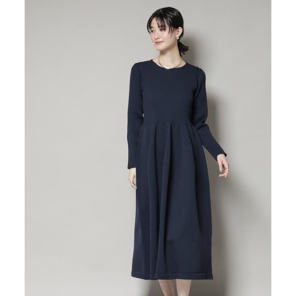 ZOZO問い合わせ番号:99112466ショップ:NANO universe，ナノユニバースブランド:NANO universe，ナノユニバース商品名:フォルムスカートニットワンピースカテゴリ:ワンピース/ドレス>ワンピースブランド品...