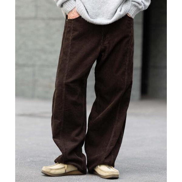 『セール実施中』ZOZO問い合わせ番号:99113252ショップ:WEGO，ウィゴーブランド:WEGO，ウィゴー商品名:WEGO/【25年秋冬新作】イージー3Dバレルレッグコーデュロイパンツカテゴリ:パンツ>その他パンツブランド品番:...