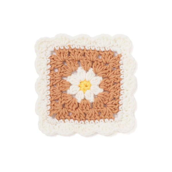 ZOZO問い合わせ番号:99176869ショップ:Francfranc，フランフランブランド:Francfranc，フランフラン商品名:クロシェ フラワーコースター ブラウンカテゴリ:食器/キッチン>ランチョンマット/テーブルウェアブ...