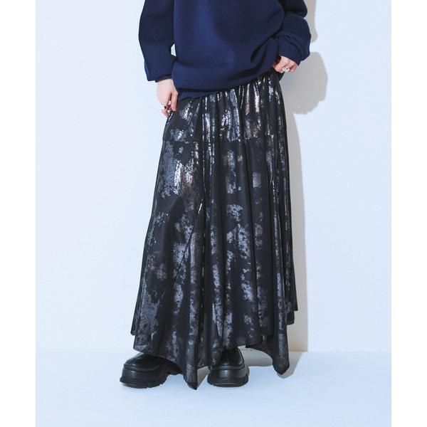 『セール実施中』ZOZO問い合わせ番号:99178193ショップ:JEANASIS，ジーナシスブランド:JEANASIS，ジーナシス商品名:【選べる着丈】グリッターイレヘムスカート/604741カテゴリ:スカート>スカートブランド品番...