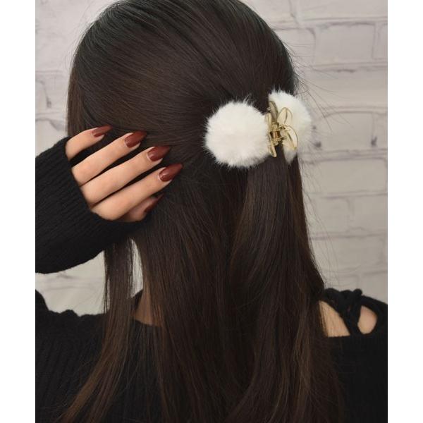 『タイムセール実施中』ZOZO問い合わせ番号:99178318ショップ:Mayree，メイリーブランド:Mayree，メイリー商品名:【float】もこもこ フェイクファー ヘアクリップカテゴリ:ヘアアクセサリー>バレッタ/ヘアクリッ...