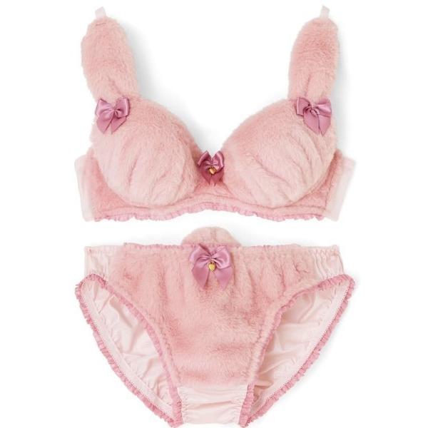 ブラジャー ショーツセット ラブリーラビットブラジャー＆ショーツセット