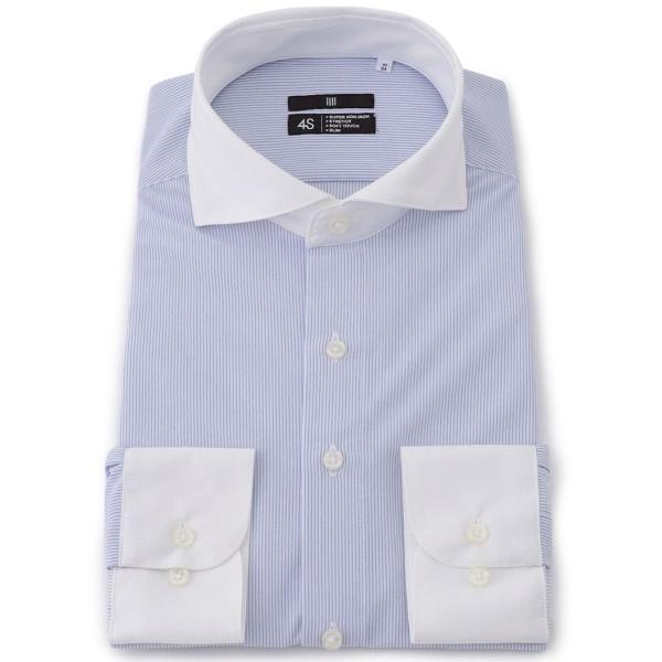 ZOZO問い合わせ番号:99179049ショップ:SUIT SELECT，スーツセレクトブランド:SUIT SELECT，スーツセレクト商品名:【スーパーノンアイロン・ストレッチ・速乾】【長袖】【BLACK LINE】クレリックホリゾンタル...