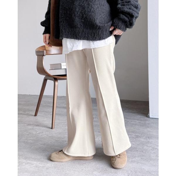 『タイムセール実施中』ZOZO問い合わせ番号:99180479ショップ:reca，レカブランド:reca，レカ商品名:コーデュロイ裏フリースフレアパンツカテゴリ:パンツ>その他パンツブランド品番:y2854素材:表側：ポリエステル99...